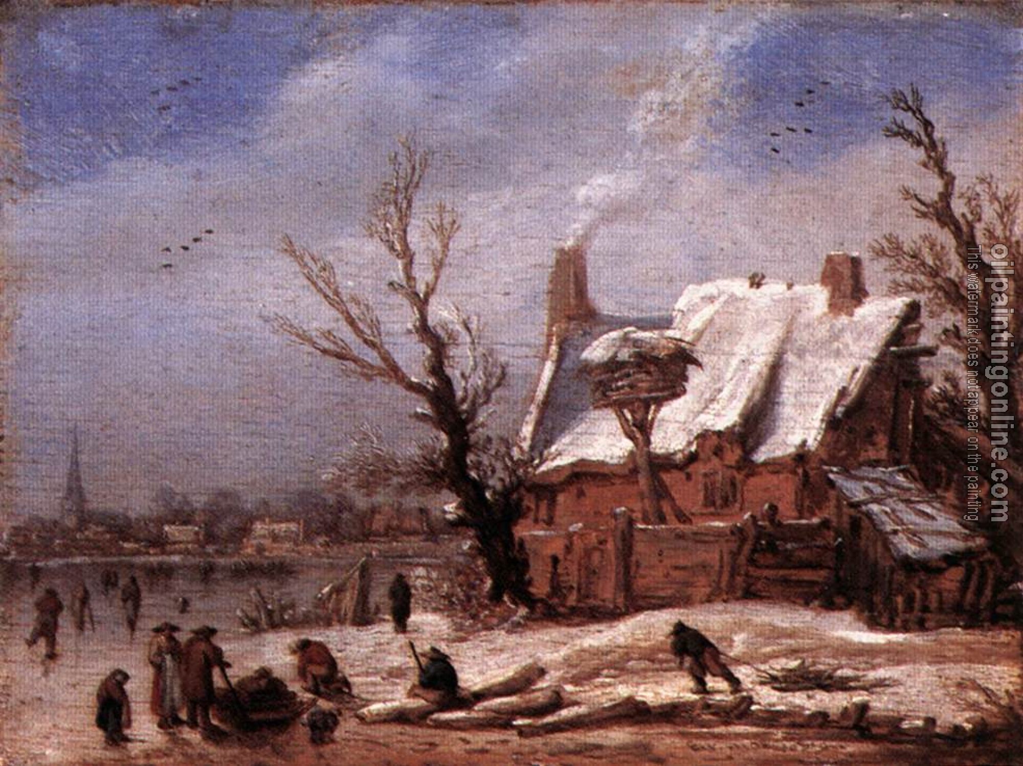 Velde, Esaias van de - Winter Landscape